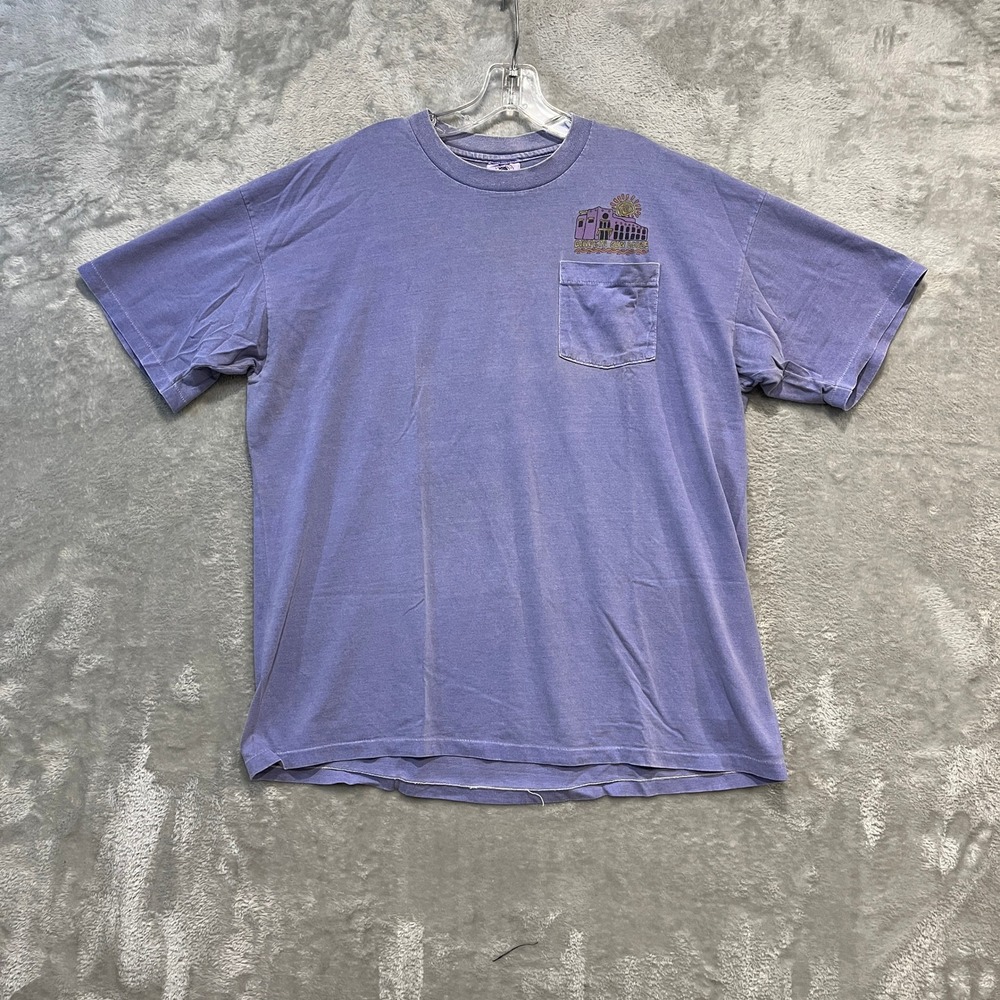 Anvil T-Shirt Mens XL Purple Chipeta Sun Lodge Colorado Single Stitch Vintage